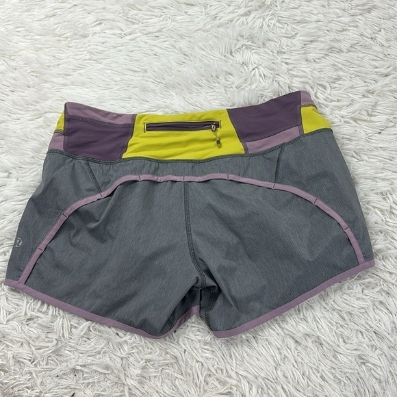 Lululemon Run Times Short Heathered Slate / Mauvelous / Fa14 Quilt 27 - Picture 5 of 7